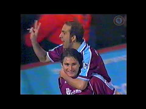 West Ham Utd 1 Aston Villa 3 – Worthington Cup Qtr Final (Re Run) – 11th Jan 2000