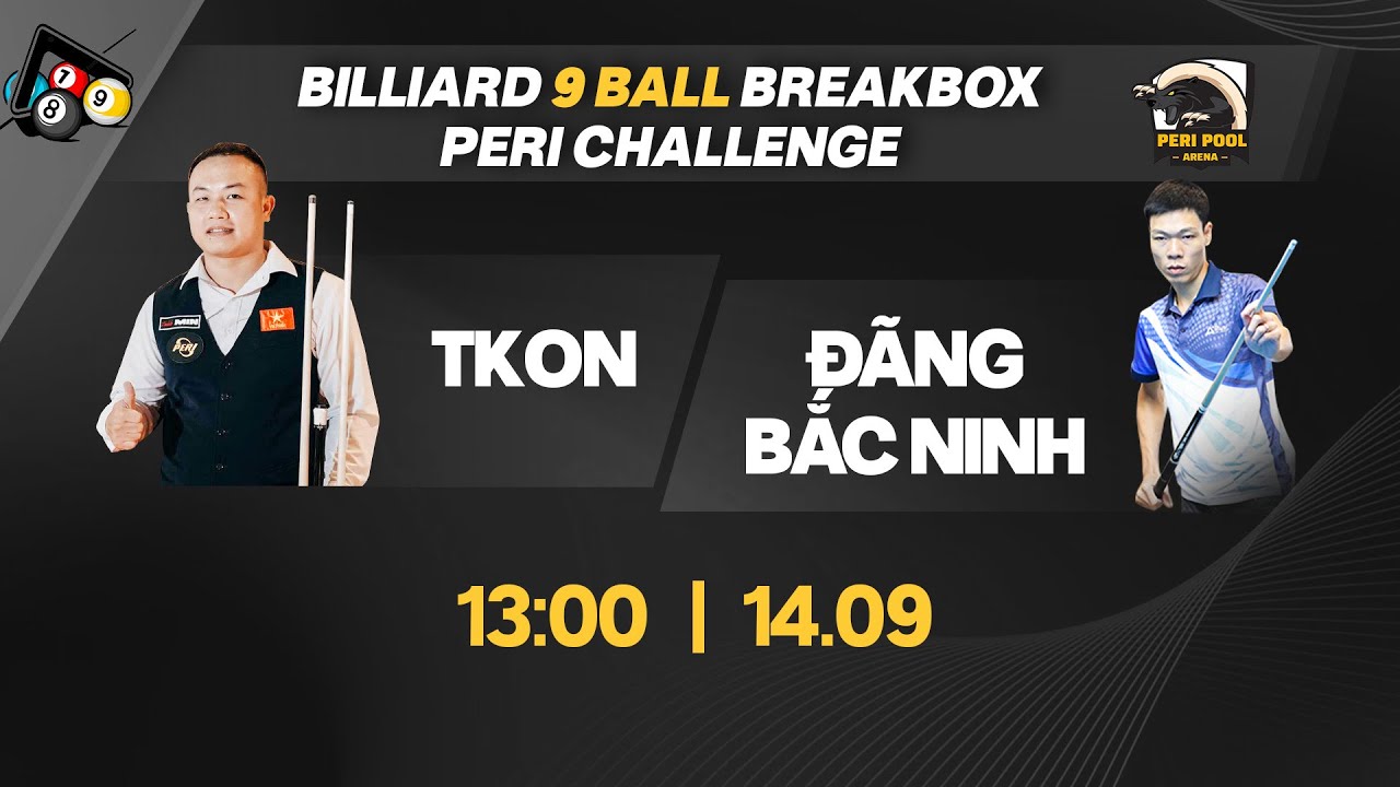 Pool 9bi 🔴 Trực tiếp giải bi-a Pool 9 bi Peri Challenge Day 11 - YouTube