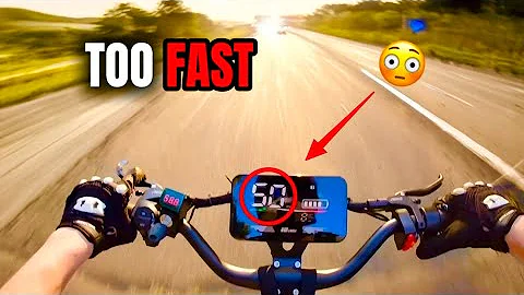 This 52mph Electric Scooter will blow your mind… (TopRiding Zsnake Z37)