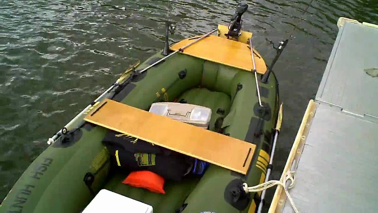 Sevylor Fish Hunter 360 - Customized Inflatable Boat - YouTube