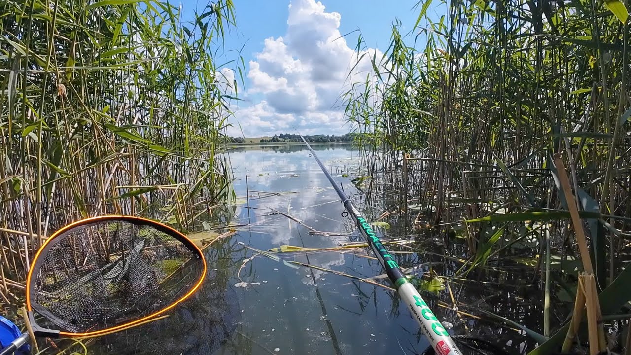 Žvejoju plūdine naujoje vietoje per karštį