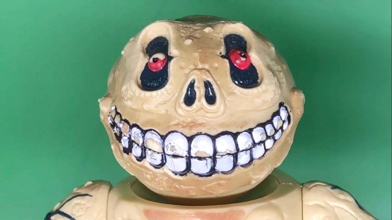 1986 Madballs Head Popper Skull Face