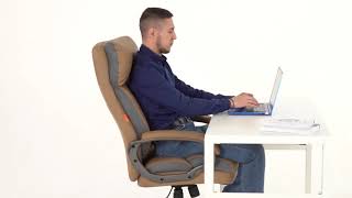 Кресло CHAIRMAN 505 экокожа - Максимум комфорта + надежность офисной серии