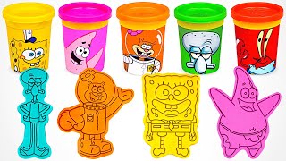Fabrique Bob l’éponge avec Play-Doh 🌈 | Vidéo éducative pour tout-petits