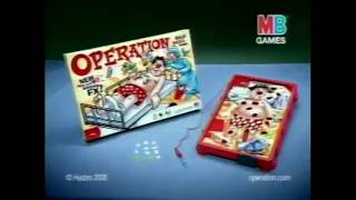 Operation (Hasbro Milton Bradley) TV Commercial - 2008
