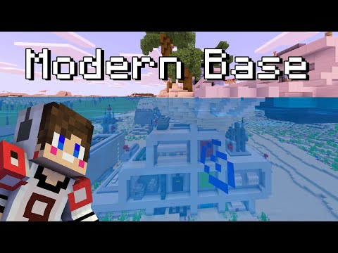 เปิดบ้านต่างอากาศริมทะเลมีห้องใต้ดิน (MineCraft Modern Base)