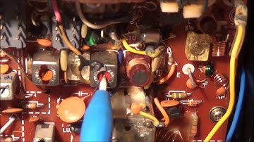 Sanyo 9980LU Boombox AM/SW/LW Alignment -- PART 1