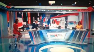 cbs news (ny) Norah O'Donnell about 1:10am - election night 2020 - "You Can Take a brick..."