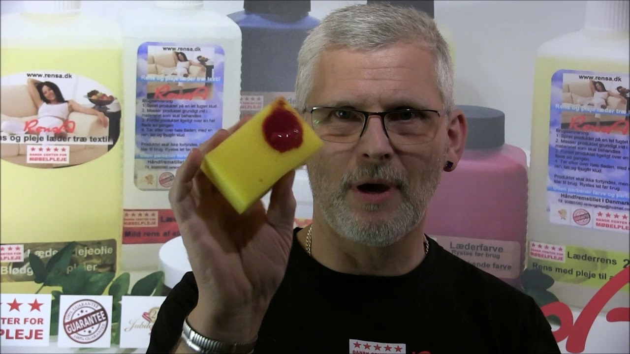 Film spørgsmål og svar læderrens, pleje og farve
