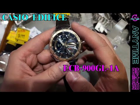 CASIO EDIFICE ECB-900GL-1A｜粵語｜Anytime 時計站手錶頻道