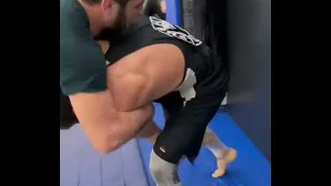 Islam Makhachev showing wrestling masterclass