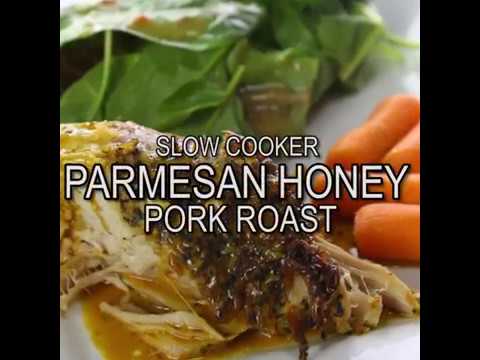 Slow Cooker Parmesan Honey Pork Roast