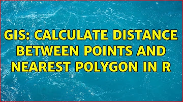 GIS: Calculate distance between points and nearest polygon in R (2 Solutions!!)