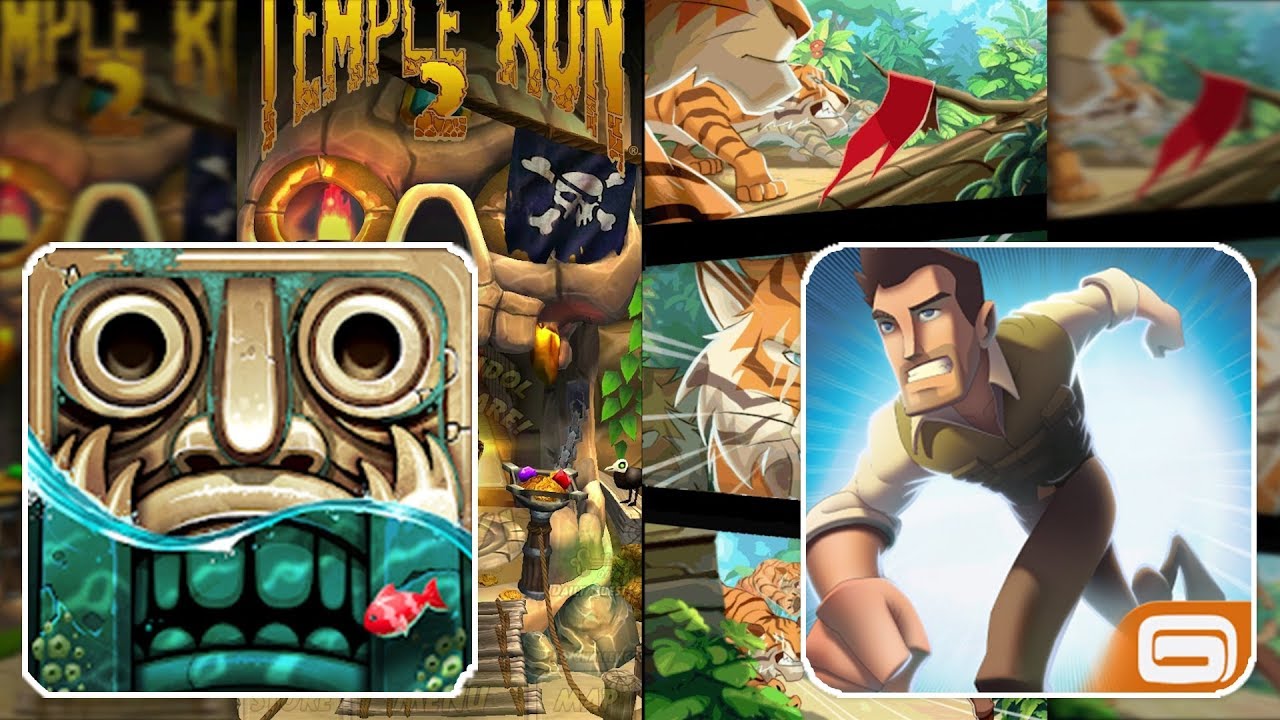 Temple Run 2 Pirate Cove Vs Danger Dash - Endless Run - YouTube