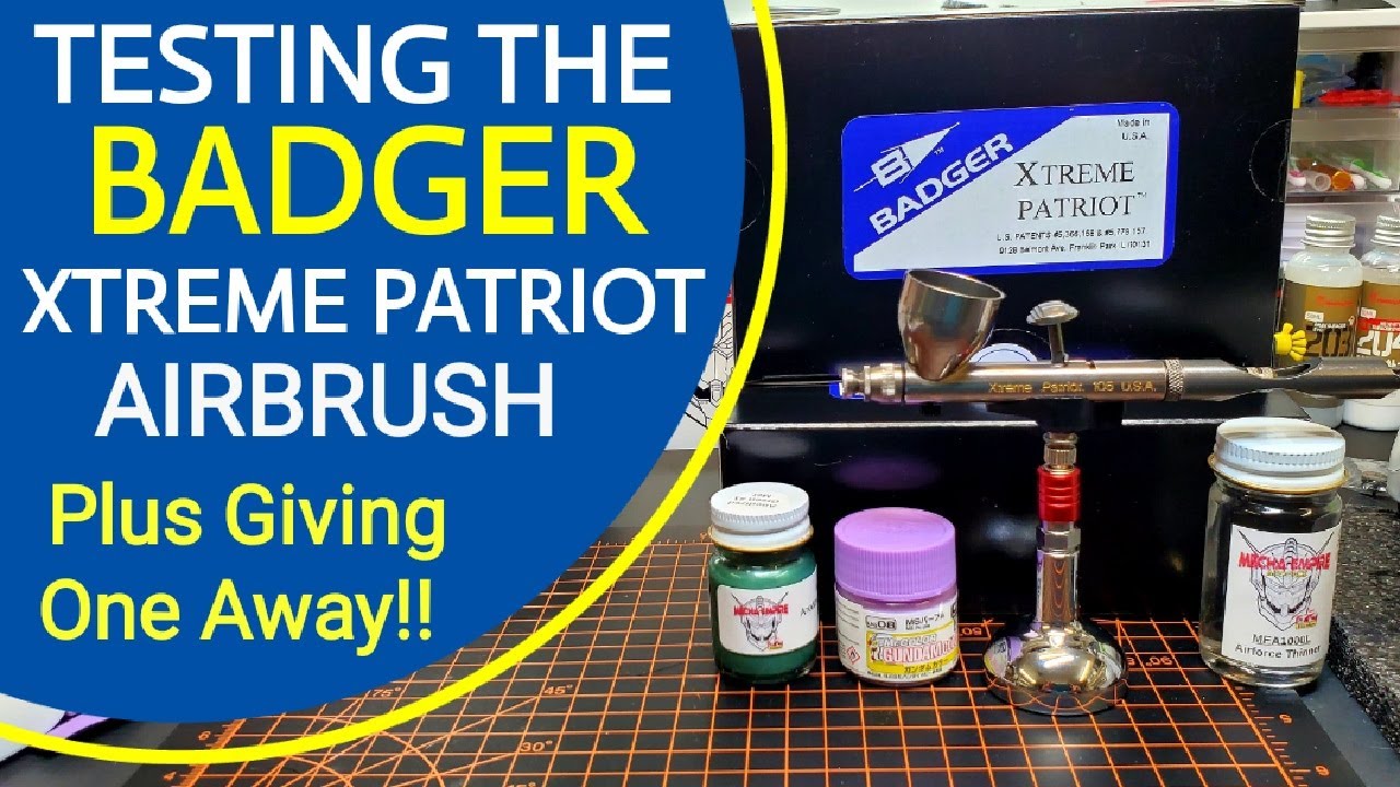 Testing The Badger Xtreme Patriot Airbrush For Model Building - Plus Giveaway