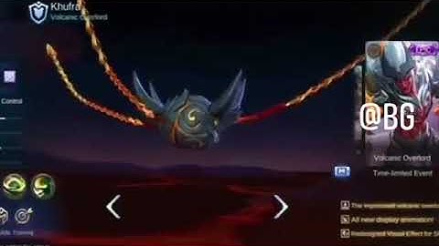 Khufra Volcanic Overlord entrance animation