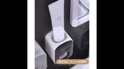 Automatic Toothpaste Squeezer Dispenser Wall Mount Toothpaste Dispenser Toothpaste Holder Rack