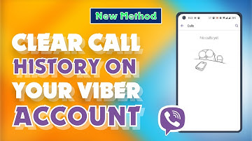 How to Clear Call History on Your Viber Account 2024 | Skill Wave |
