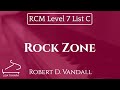 Rock zone by robert d vandall rcm level 7 list c  2015 piano celebration series