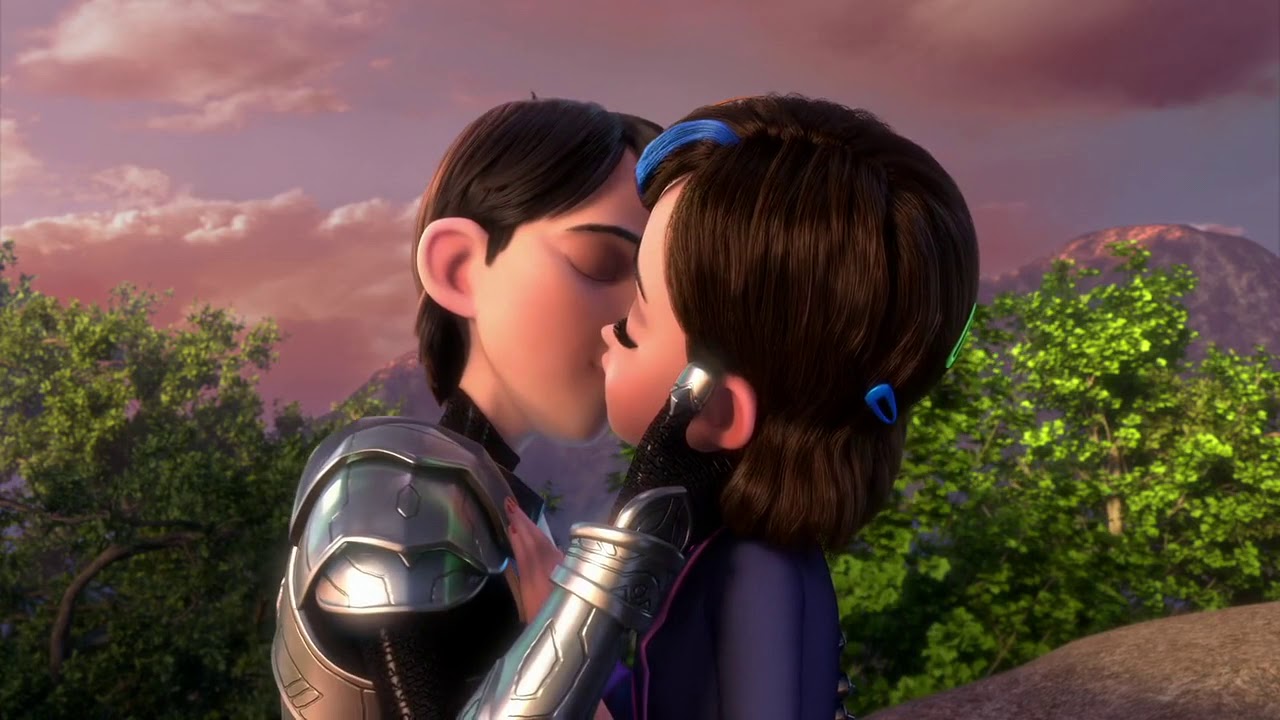 trollhunters:beso de jim y clara