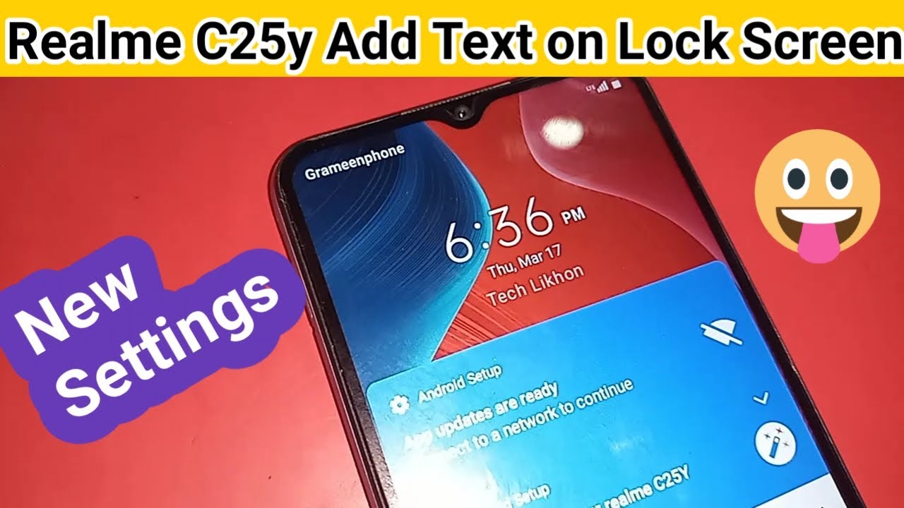 How To Set Owner Name Lock Screen In Realme C25y YouTube How To Set Owner Name Lock Screen In Realme C25y YouTube