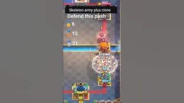 defend this push with the least amount of elixir #clashroyale #clashroyaleshorts