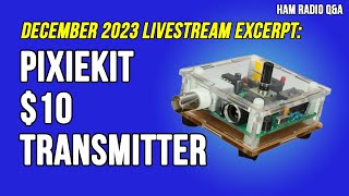 Is this the cheapest ham radio? $10 Pixiekit CW transmitter