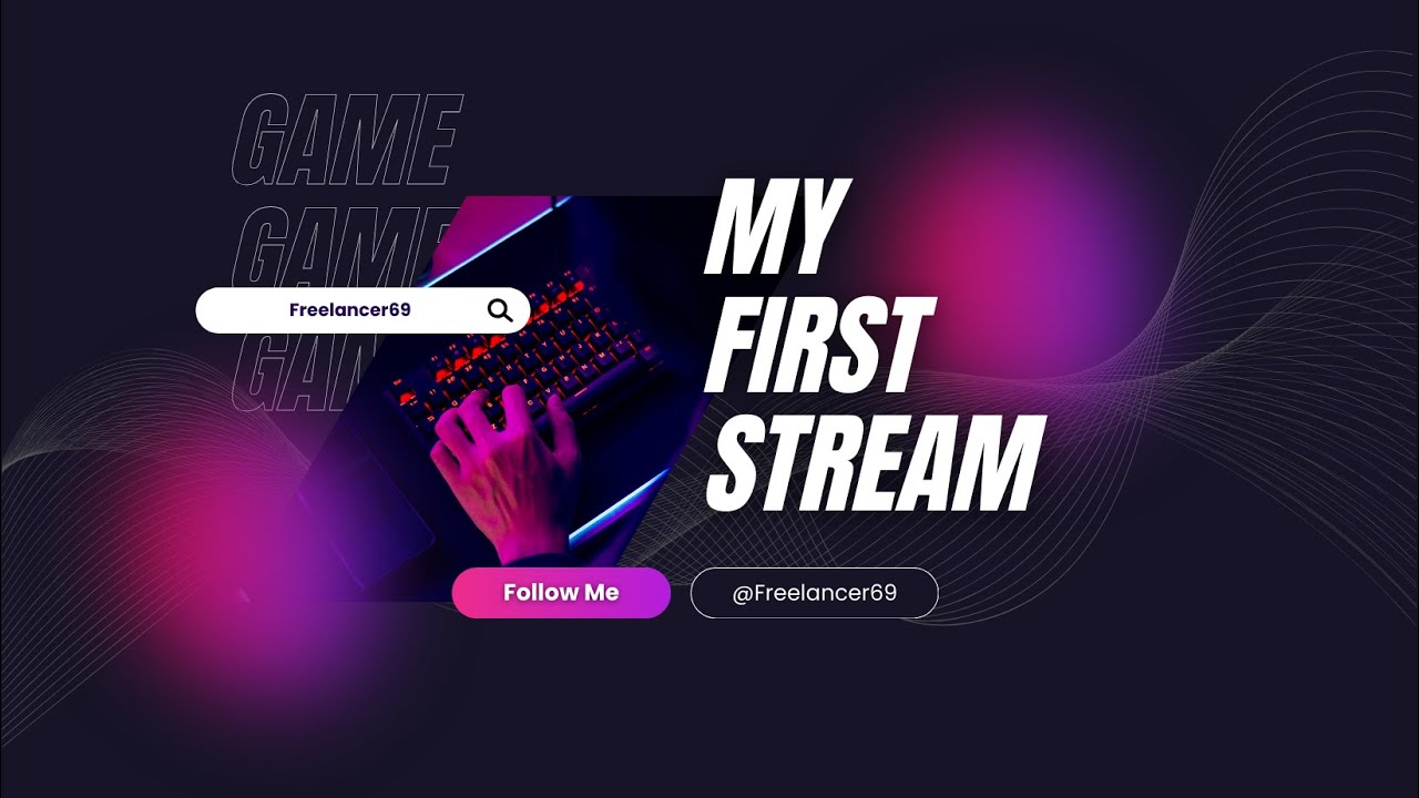 My First stream - YouTube