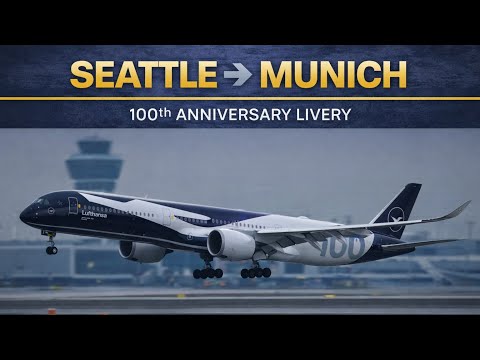 Rare Lufthansa A350 😮 100th Anniversary Livery in Munich @Lufthansa hansa