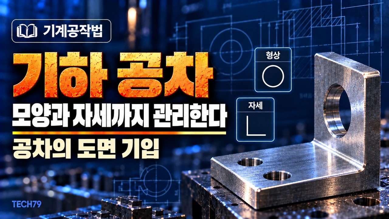 기하 공차와 도면 기입 — 허용 한계 기입·실체 상태·기하 공차 14가지·공차 기입틀과 데이텀