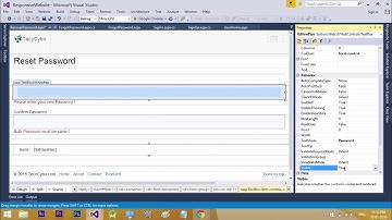 Responsive Website ASP NET Bootstrap Part 14 Forgot Password Authenticate Reset Link Change Password