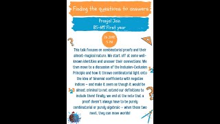 Finding the questions to answers | Pranjal Jain, 1st year BS-MS, IISER Pune
