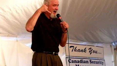 Storyteller Jim May performing at the 2010 Once Up...