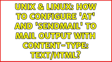 Unix & Linux: How to configure 