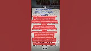 KADUNG REMUK / TERLANJUR HANCUR