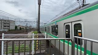 東京メトロ千代田線16000系馬橋駅到着