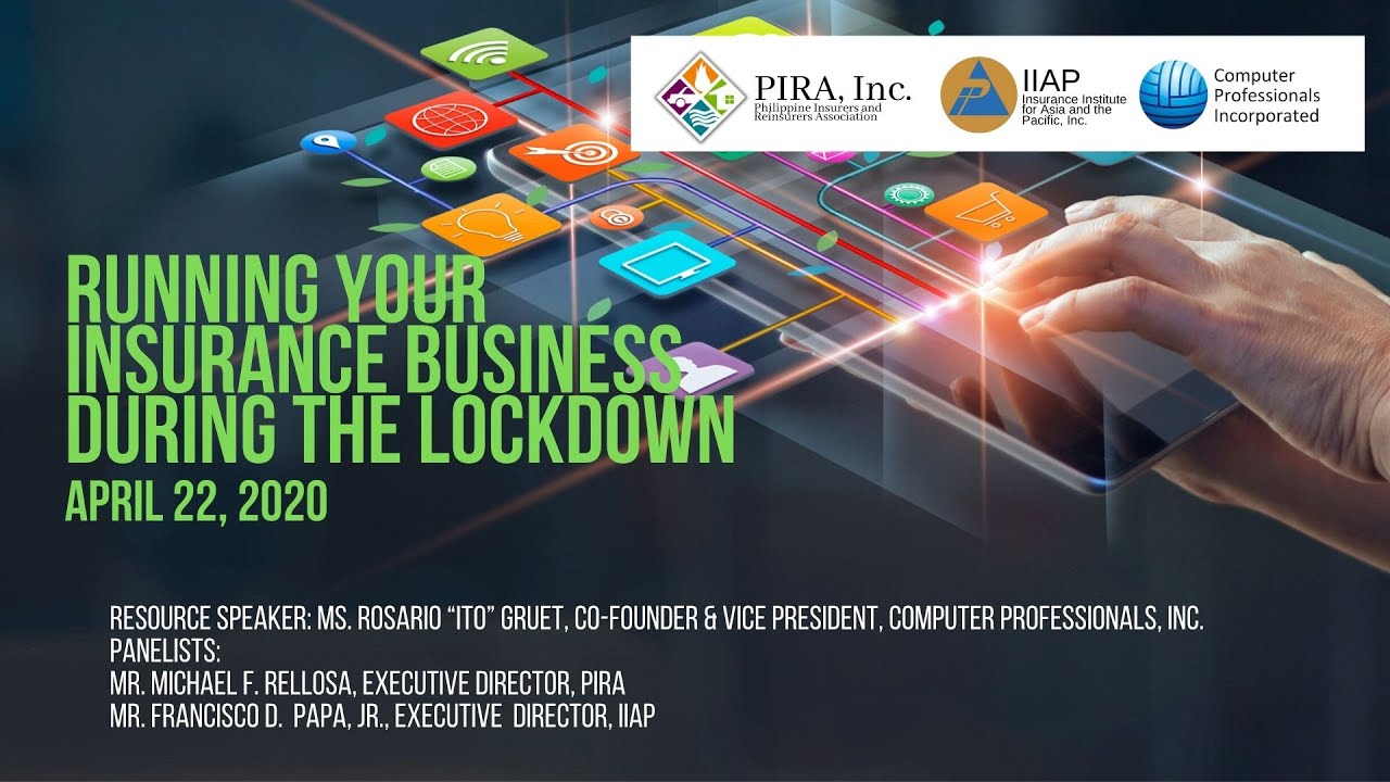 PIRA-IIAP-CPI WEBINAR SERIES SEASON 1, SESSION 1