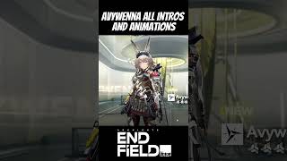 Avywenna All Intros and Animations | Arknights Endfield