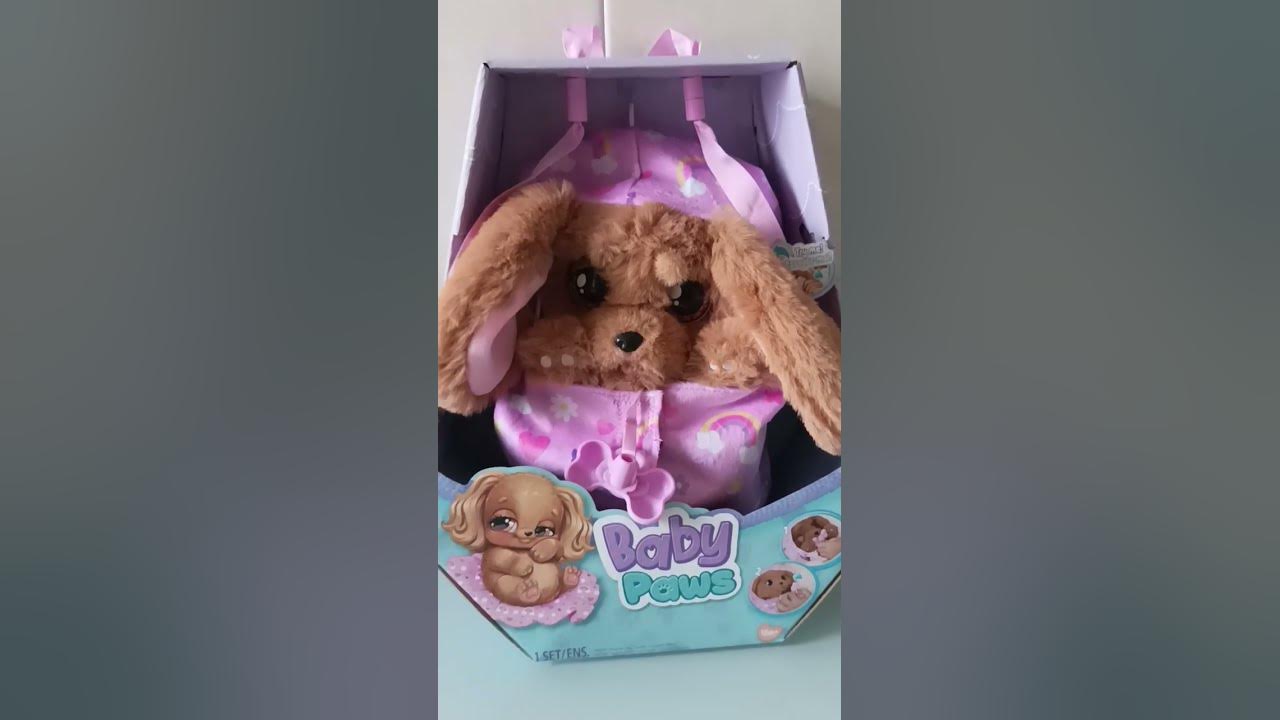 Peluche Interattivo con Suoni - Baby Paws Cocker