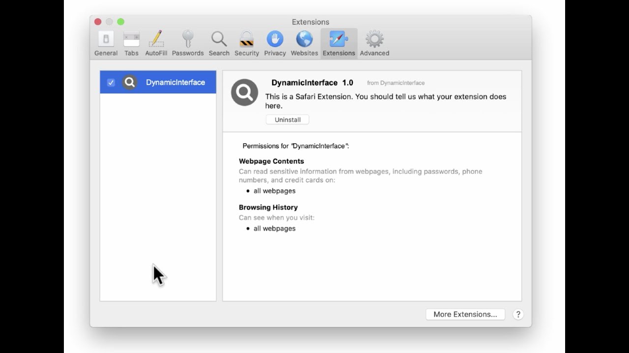 How to remove DynamicInterface - potentially unwanted application using Combo Cleaner?