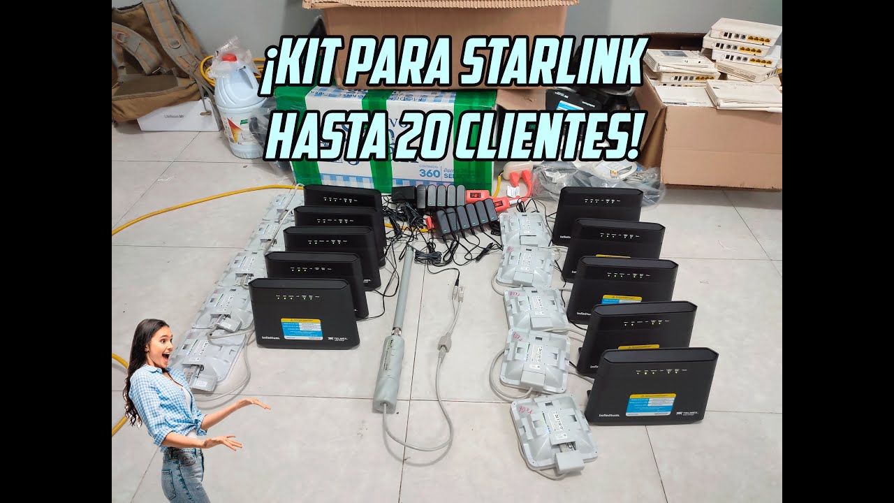 Kit Para Starlink + 10 Clientes Sxtsqlite version 2023