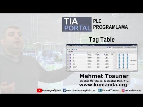 TiaPortal  Tag Table ( Tablosu ) – Mehmet Tosuner - www.kumanda.org
