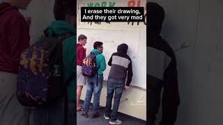 I Erase Their Drawing On The White Board, And They Got Mad