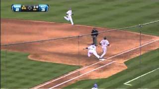 Aviles' strong throw