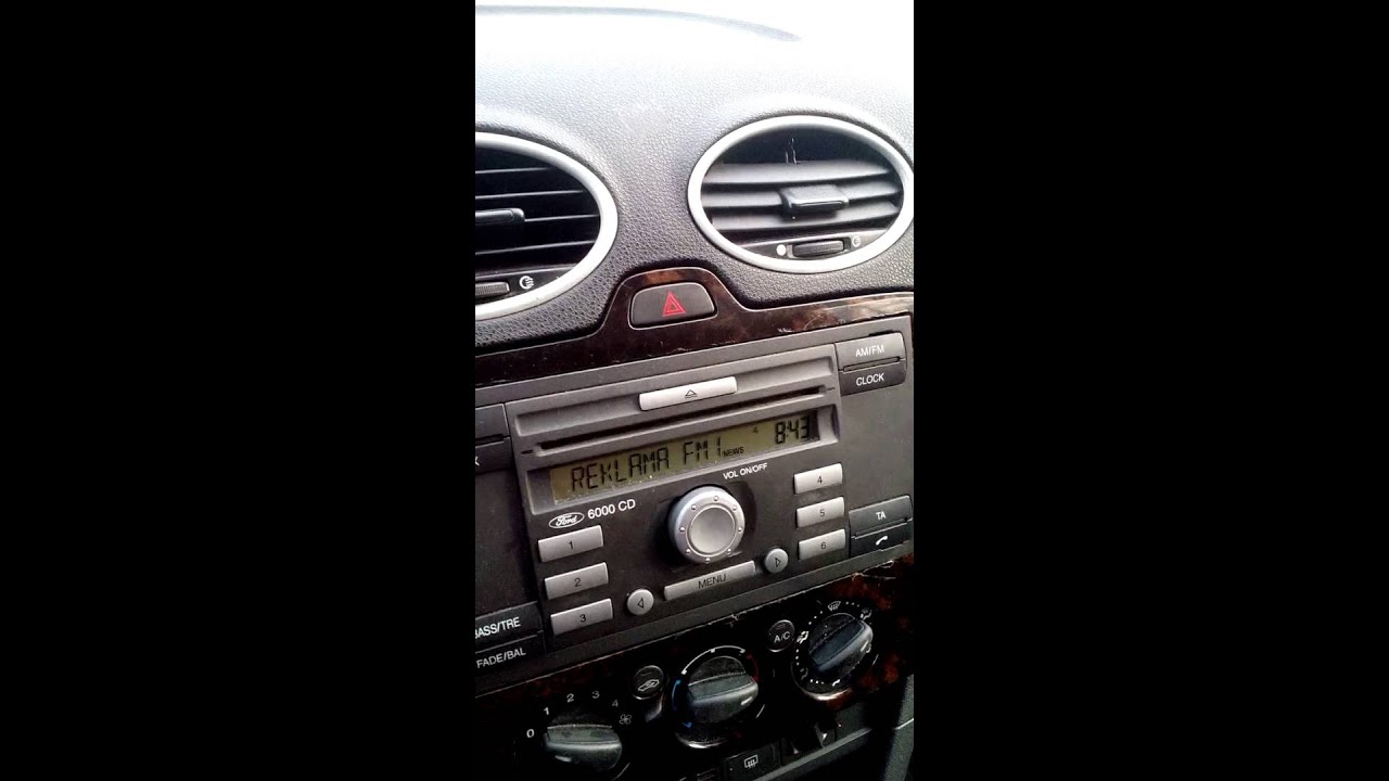 Штатная Магнитола Форд Фокус 2 6000Cd Инструкция Как Включить Блютуз ...
