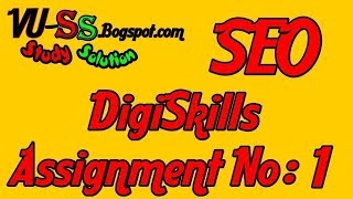 Digiskills SEO  Exercise 1 Solution