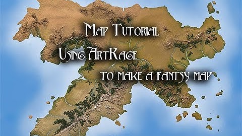 How to Draw a fantasy map Tutorial