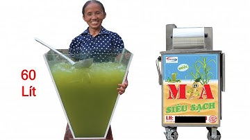 Bà Tân Vlog - Làm Cốc Nước Mía Khổng Lồ 60 Lít To Nhất Việt Nam