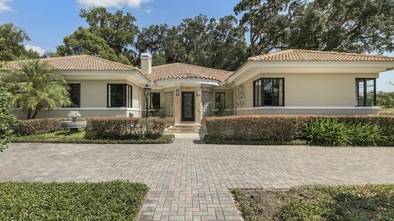 Modern Luxury Waterfront Home in Downtown Orlando Florida YouTube