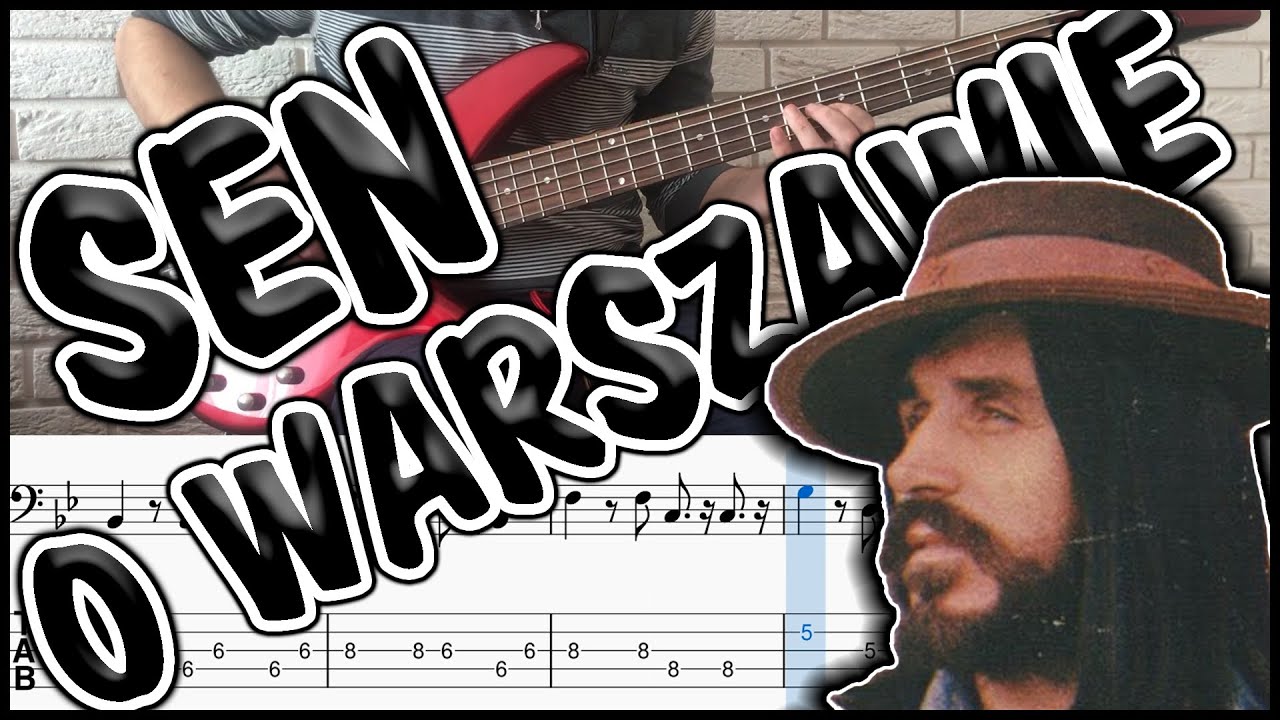 Sen O Warszawie Czeslaw Niemen Bass Cover Nuty Tabulatura Jak Zagrac Na Basie 2 Youtube